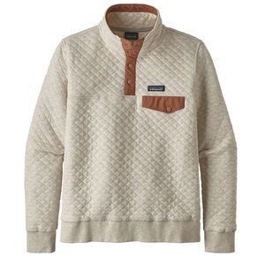 PATAGONIA women's Organic Cotton Quilt Snap-T Pullover size SMALL